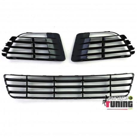 KIT GRILLES DE CALANDRES INFERIEURES SPORT VW GOLF 6 R20 (05739)