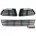 KIT GRILLES DE CALANDRES INFERIEURES SPORT VW GOLF 6 R20 (05739)