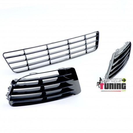 KIT GRILLES DE CALANDRES INFERIEURES SPORT VW GOLF 6 R20 (05739)