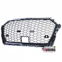 CALANDRE SPORT NOIRE GRILLE NID D ABEILLE LIGNE RS3 AUDI A3 8V 2016-2020 PH2 (05741)