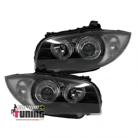 ANGEL EYES CCFL NOIR BMW E87 E82 E81 E88  (03702)