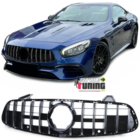 CALANDRE CHROME NOIRE PANAMERICANA AMG GT MERCEDES SL R231 PH2 2016 - (05742)