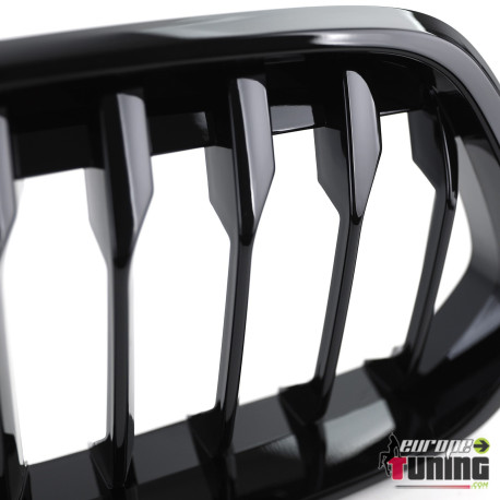 GRILLES CALANDRES SPORT M PERFORMANCE NOIR BRILLANT BMW X2 F39 (05744)