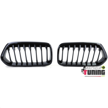 GRILLES CALANDRES SPORT M PERFORMANCE NOIR BRILLANT BMW X2 F39 (05744)