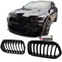 GRILLES CALANDRES SPORT M PERFORMANCE NOIR BRILLANT BMW X2 F39 (05744)