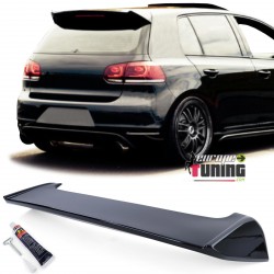 BECQUET SPOILER DE TOIT SPORT NOIR BRILLANT VW GOLF 6 GTI 2009-2013 (05748)