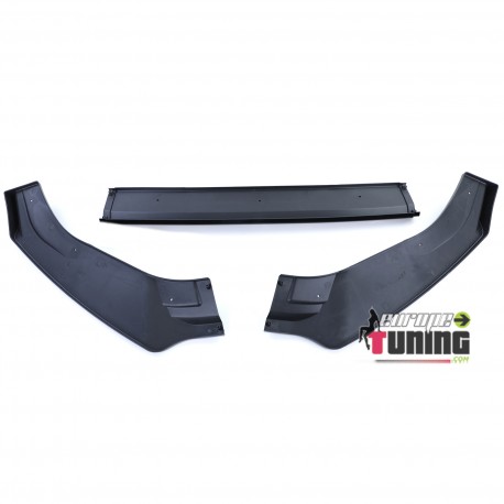 SPOILER AVANT SPORT NOIR BRILLANT POUR PARE CHOCS VOLKSWAGEN VW GOLF 7 STANDARD (05560)