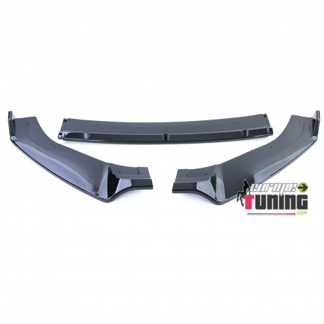 SPOILER AVANT SPORT NOIR BRILLANT POUR PARE CHOCS VOLKSWAGEN VW GOLF 7 STANDARD (05560)