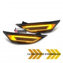 REPETITEURS NOIRS CLIGNOTANTS LEDS DYNAMIQUES PORSCHE 911 991 BOXTER 981 (05757)