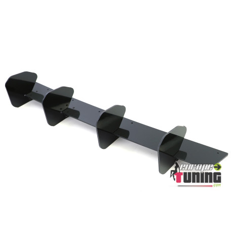 DIFFUSEUR ARRIERE SPORT NOIR BRILLANT POUR PARE CHOCS VW GOLF 8 R LINE (05774)