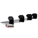DIFFUSEUR ARRIERE SPORT NOIR BRILLANT POUR PARE CHOCS VW GOLF 8 R LINE (05774)
