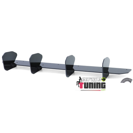 DIFFUSEUR ARRIERE SPORT NOIR BRILLANT POUR PARE CHOCS VW GOLF 8 R LINE (05774)