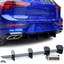 DIFFUSEUR ARRIERE SPORT NOIR BRILLANT POUR PARE CHOCS VW GOLF 8 R LINE (05774)
