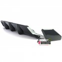 DIFFUSEUR SPORT PERFORMANCE NOIR POUR BMW X6 F16 PACK M 2014-2019 (05775)