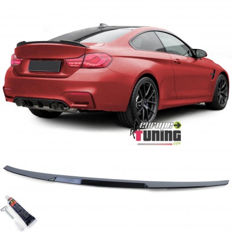 BECQUET SPOILER COFFRE SPORT NOIR PERFORMANCE BMW SERIE 4 F32 COUPE (05778)