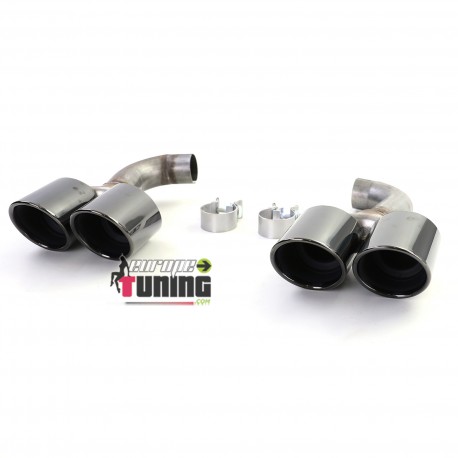 DIFFUSEUR SPORT PERFORMANCE AVEC 2 SORTIES NOIRES - BMW X4 G02 PACK M 2018-2021 (05783)