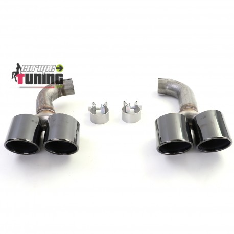 DIFFUSEUR SPORT PERFORMANCE AVEC 2 SORTIES NOIRES - BMW X4 G02 PACK M 2018-2021 (05783)