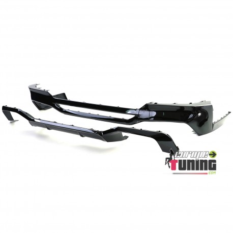 DIFFUSEUR SPORT PERFORMANCE AVEC 2 SORTIES NOIRES - BMW X4 G02 PACK M 2018-2021 (05783)