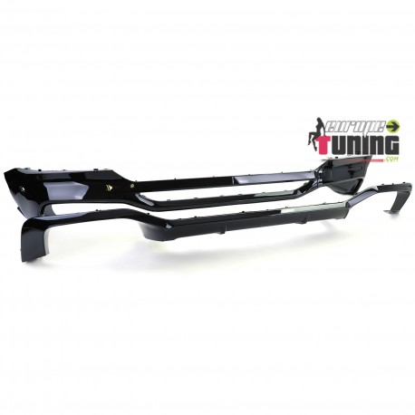 DIFFUSEUR SPORT PERFORMANCE AVEC 2 SORTIES NOIRES - BMW X4 G02 PACK M 2018-2021 (05783)