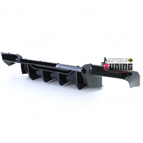 DIFFUSEUR SPORT DUPLEX HAUTE PERFORMANCE NOIR BMW SERIE 5 F10 F11 550i M550d (05786)