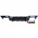 DIFFUSEUR SPORT DUPLEX HAUTE PERFORMANCE NOIR BMW SERIE 5 F10 F11 550i M550d (05786)