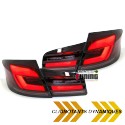FEUX ROUGES NOIRS AVEC CLIGNOTANTS SEQUENTIELS LED DYNAMIQUES BMW F10 SERIE 5 (05789)