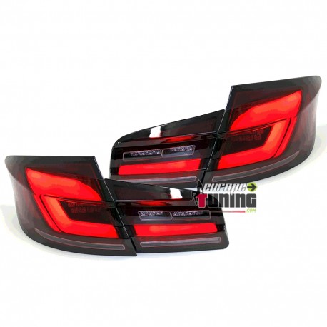 FEUX ROUGES NOIRS AVEC CLIGNOTANTS SEQUENTIELS LED DYNAMIQUES BMW F10 SERIE 5 (05789)