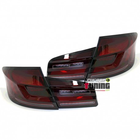 FEUX ROUGES NOIRS AVEC CLIGNOTANTS SEQUENTIELS LED DYNAMIQUES BMW F10 SERIE 5 (05789)