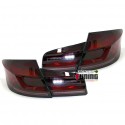 FEUX ROUGES NOIRS AVEC CLIGNOTANTS SEQUENTIELS LED DYNAMIQUES BMW F10 SERIE 5 (05789)