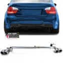 KIT CONVERSION 4 SORTIES ECHAPPEMENT DUPLEX BMW SERIE 3 E90 E91 323 325 328 330 (05793)