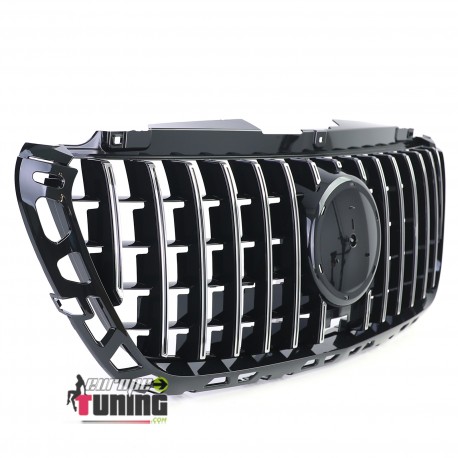CALANDRE CHROME ET NOIRE PANAMERICANA AMG GT MERCEDES SPRINTER III W907 2018- (05799)