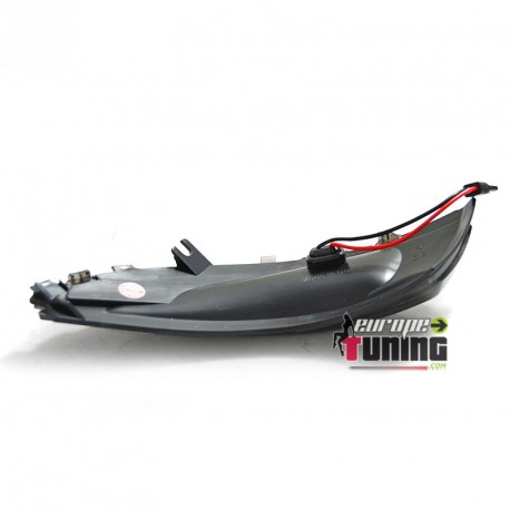 CLIGNOTANTS RETROVISEURS NOIRS LED SEQUENTIELS RENAULT CLIO IV 2012-2016 (05801)