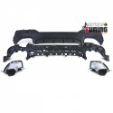 DIFFUSEUR SPORT STYLE M440 AVEC SORTIES NOIRES BMW SERIE 4 G22 G23 420 430 (05806)