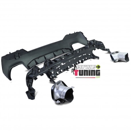 DIFFUSEUR SPORT STYLE M440 AVEC SORTIES NOIRES BMW SERIE 4 G22 G23 420 430 (05806)