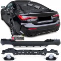 DIFFUSEUR SPORT STYLE M440 AVEC SORTIES NOIRES BMW SERIE 4 G22 G23 420 430 (05806)