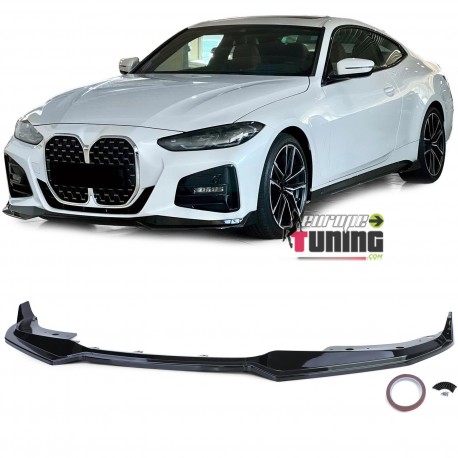 LAME SPOILER NOIR BRILLANT SPORT PERFORMANCE BMW SERIE 4 G22 G23 G26 PACK M (05807)