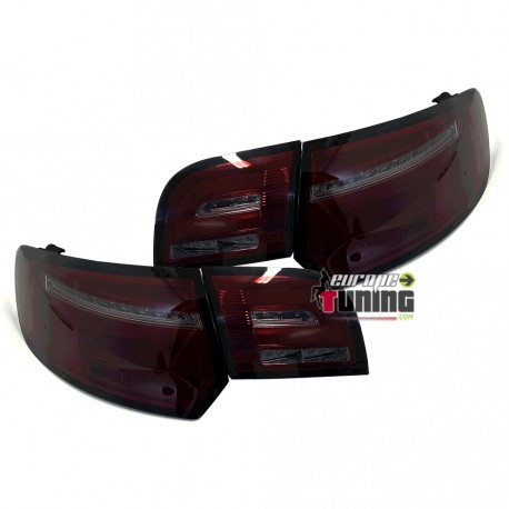 FEUX ROUGES FUMES A CLIGNOTANTS SEQUENTIELS LED AUDI A3 8P SPORTBACK 2003-2008 (05813)