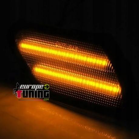 CLIGNOTANTS AVANTS NOIRS A LED JEEP WRANGLER JL 2018 - (05816)