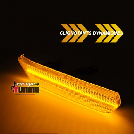 REPETITEURS NOIRS CLIGNOTANTS LEDS DYNAMIQUES PORSCHE 911 BOXTER CAYMAN (05340)