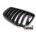 GRILLES CALANDRES SPORT NOIR BRILLANT BMW X5 E53 FACELIFT 2003-2007 (05823)
