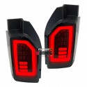 FEUX ROUGES NOIRS CELIS A LEDS DYNAMIQUES POUR VW T6 A HAYON / PORTE RABATTABLE (04898)