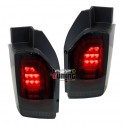FEUX ROUGES NOIRS CELIS A LEDS DYNAMIQUES POUR VW T6 A HAYON / PORTE RABATTABLE (04898)
