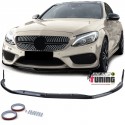 LAME DE PARE CHOCS SPOILER AVANT MERCEDES CLASSE C W205 S205 PACK AMG PH1 (05824)