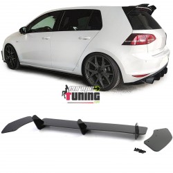 DIFFUSEUR ARRIERE SPORT NOIR BRILLANT POUR PARE CHOCS VW GOLF 7 GTI 2012-2017 PH1 (05727)