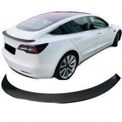 BECQUET SPOILER COFFRE SPORT PERFORMANCE NOIR BRILLANT TESLA MODEL 3 - 2017-  (05835)