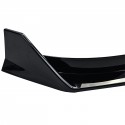SPOILER AVANT LAME DE PARE CHOCS NOIR BRILLANT TESLA MODEL 3 (05836)