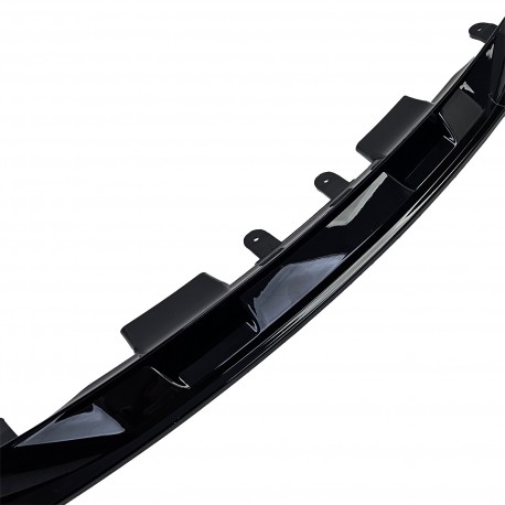 SPOILER AVANT LAME DE PARE CHOCS NOIR BRILLANT TESLA MODEL 3 (05836)