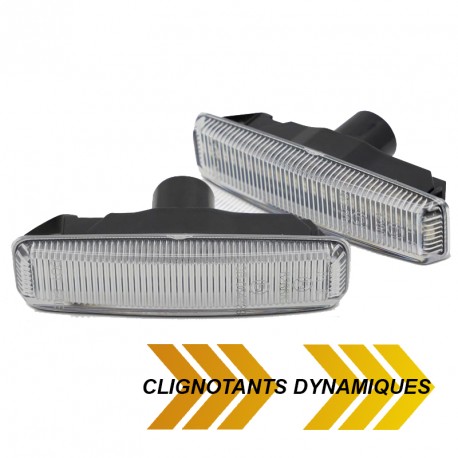 REPETITEURS CHROME CLIGNOTANTS LEDS DYNAMIQUES BMW SERIE 5 E39 (05844)