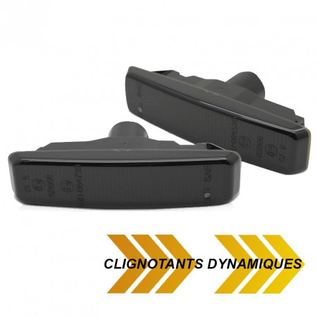 REPETITEURS NOIRS CLIGNOTANTS LEDS DYNAMIQUES BMW SERIE 5 E39 (05845)
