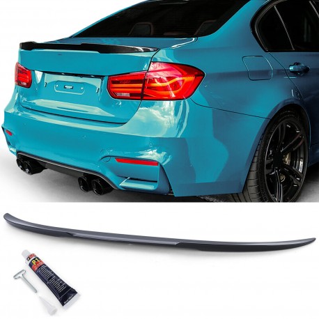 BECQUET SPOILER COFFRE SPORT NOIR BRILLANT BMW SERIE 3 F30 F80 (05853)